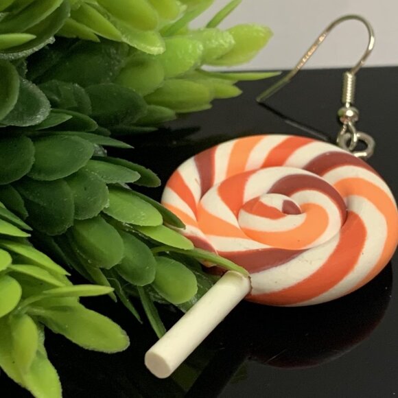 Lollipop Earring, Sucker Earring, Candy Earring, Funny Food, Food Jewelry, Gift - Picture 9 of 9